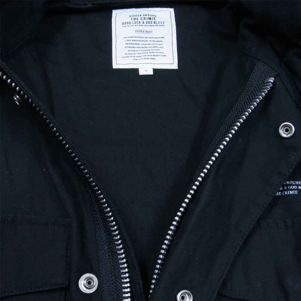 CRIMIE クライミー バックプリント M-65 ジャケット コットン ブラック系 S【中古】