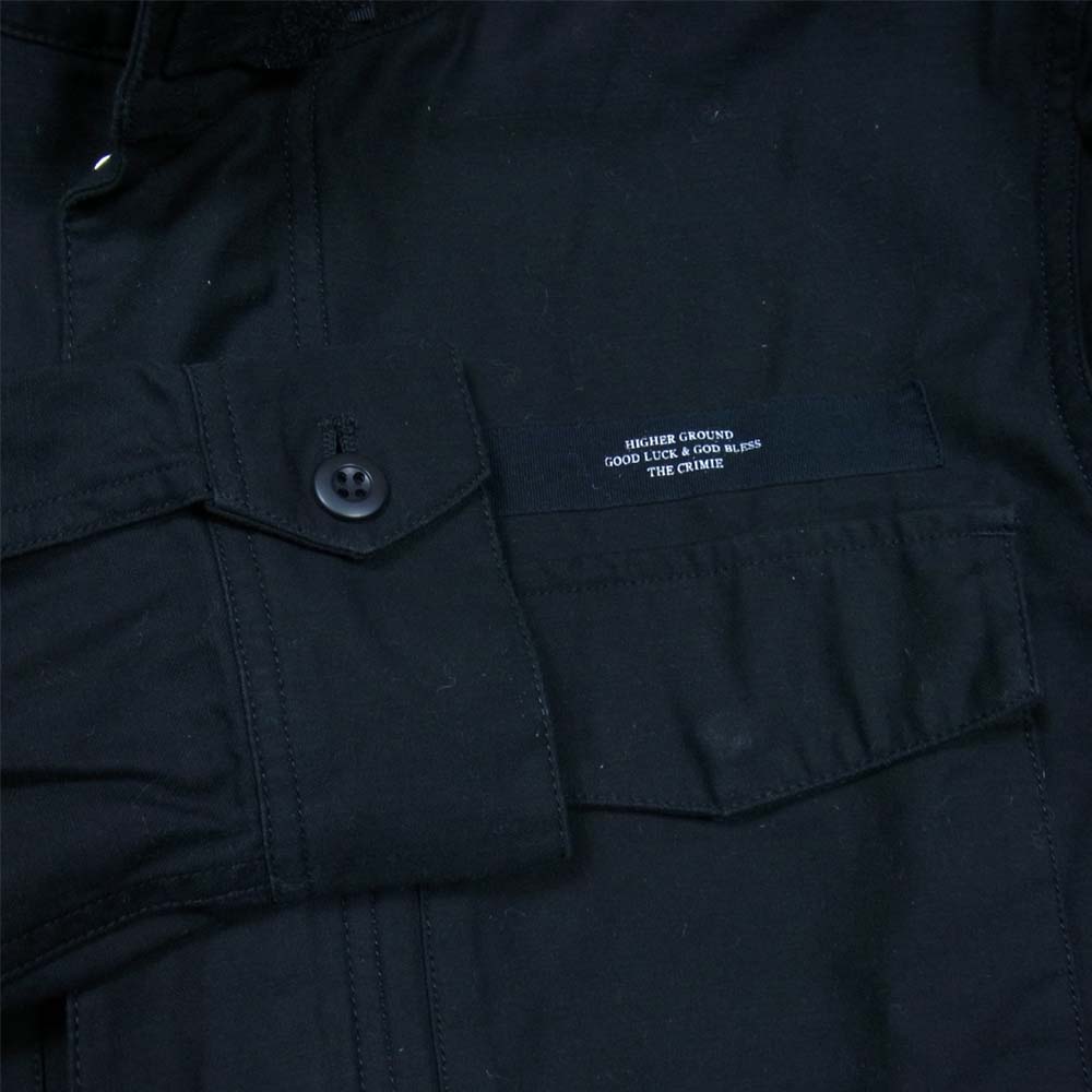 CRIMIE クライミー バックプリント M-65 ジャケット コットン ブラック系 S【中古】