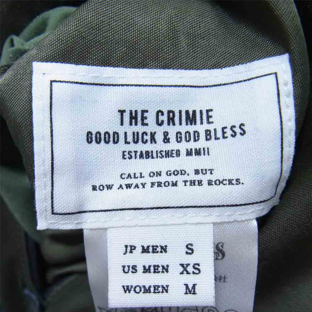 CRIMIE クライミー C1K1-JK01 REVERSIBLE SOUVENIR JACKET マリア リバーシブル スーベニア ジャケット スカジャン カーキ系 S【中古】