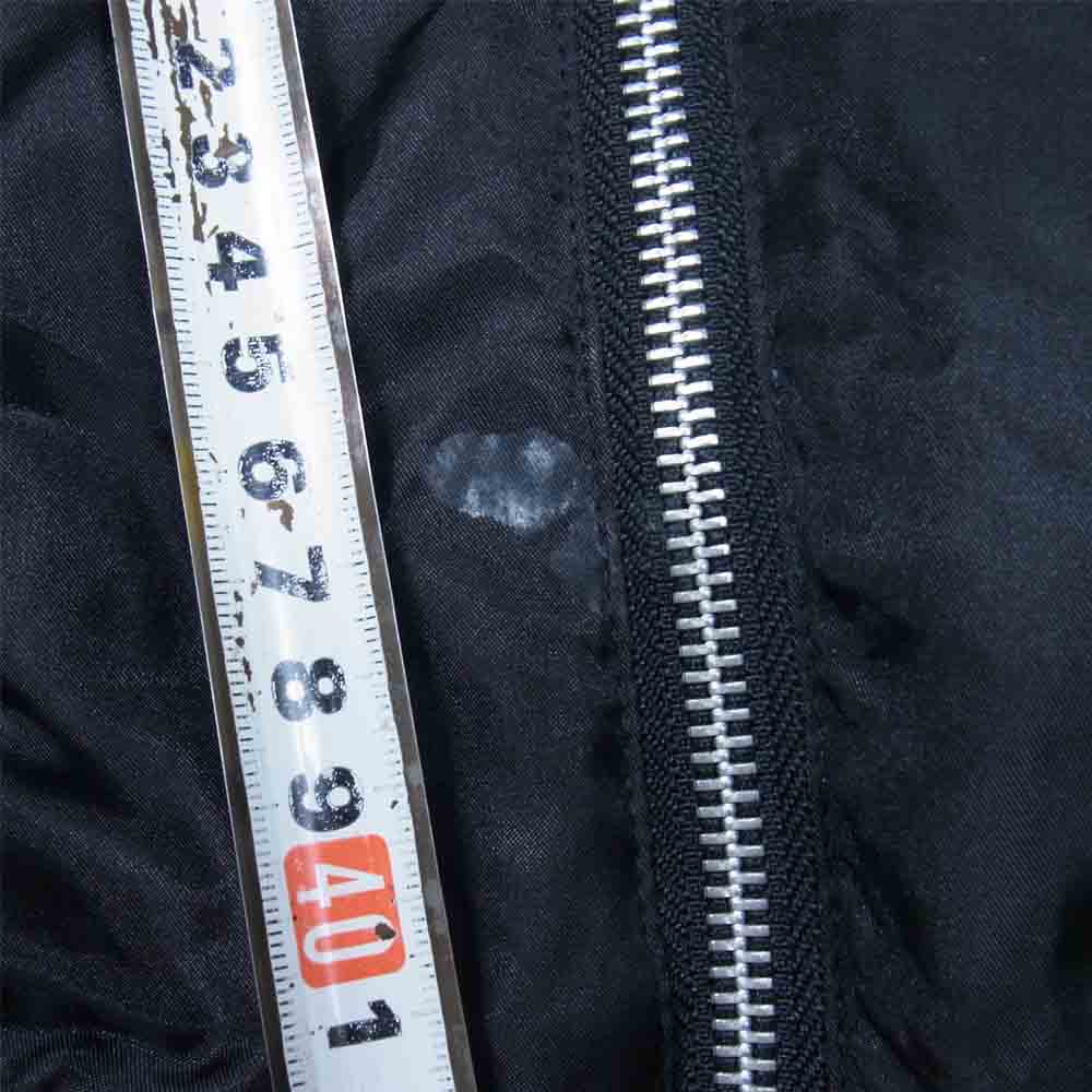 CRIMIE クライミー リバーシブル 鳥 刺繍 スカジャン ブルゾン 黒×水色系 S【中古】