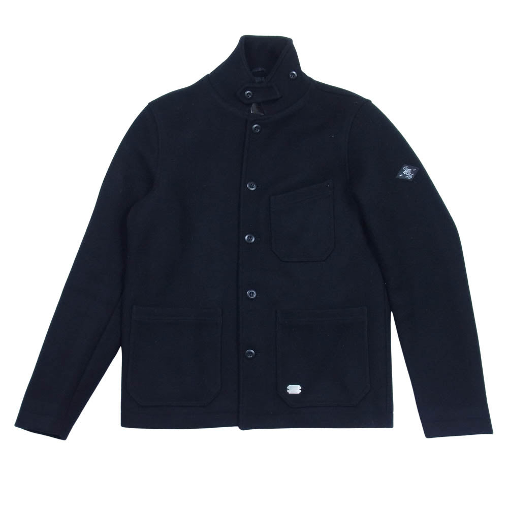 CRIMIE クライミー C1H5-JK12 MELTON COVER ALL JACKET メルトン カバーオール ジャケット ブラック系 S【中古】