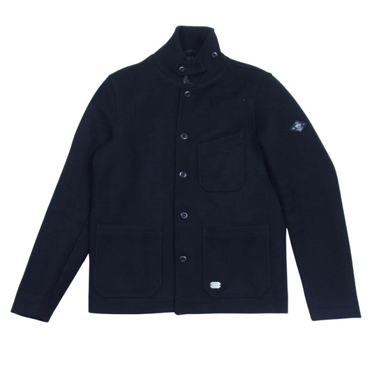 CRIMIE クライミー C1H5-JK12 MELTON COVER ALL JACKET メルトン カバーオール ジャケット ブラック系 S【中古】