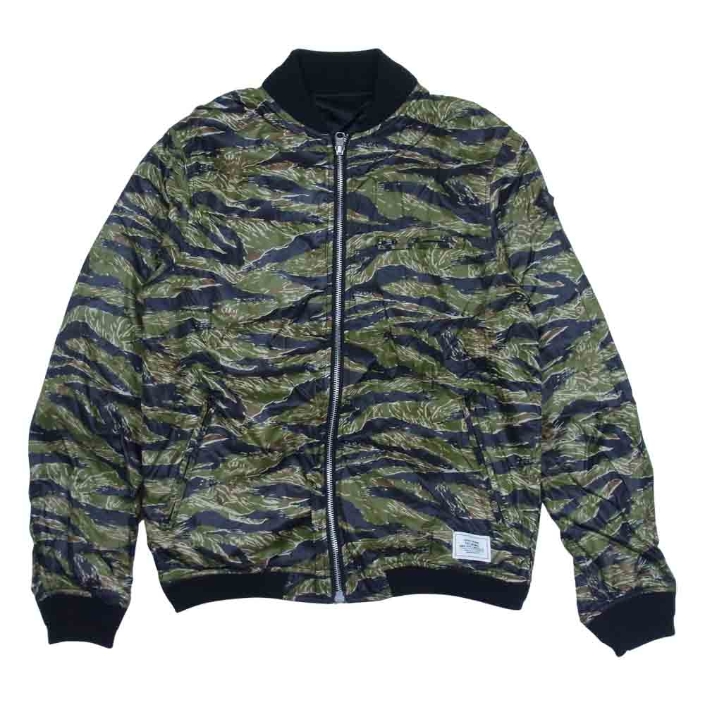 CRIMIE クライミー タイガーカモ リバーシブル バックプリント ナイロン ジャケット ブラック系 S【中古】