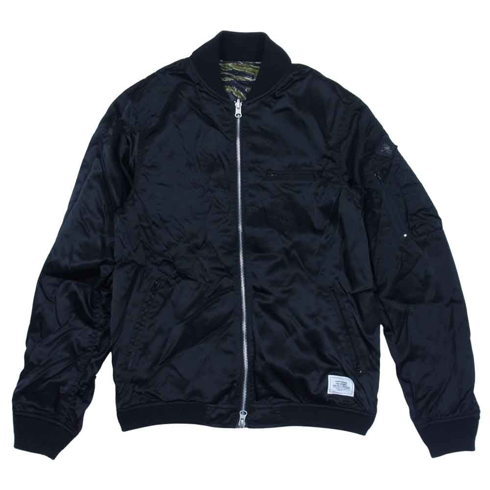 CRIMIE クライミー タイガーカモ リバーシブル バックプリント ナイロン ジャケット ブラック系 S【中古】