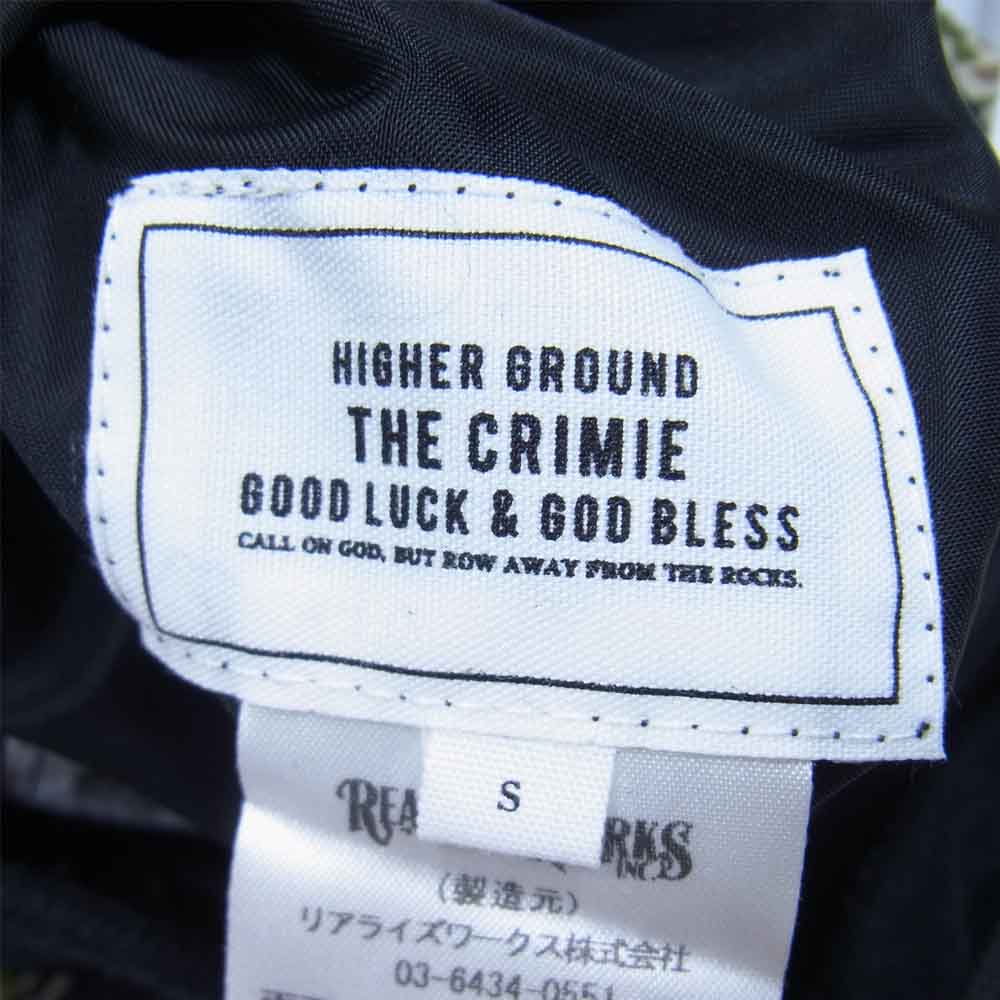 CRIMIE クライミー タイガーカモ リバーシブル バックプリント ナイロン ジャケット ブラック系 S【中古】
