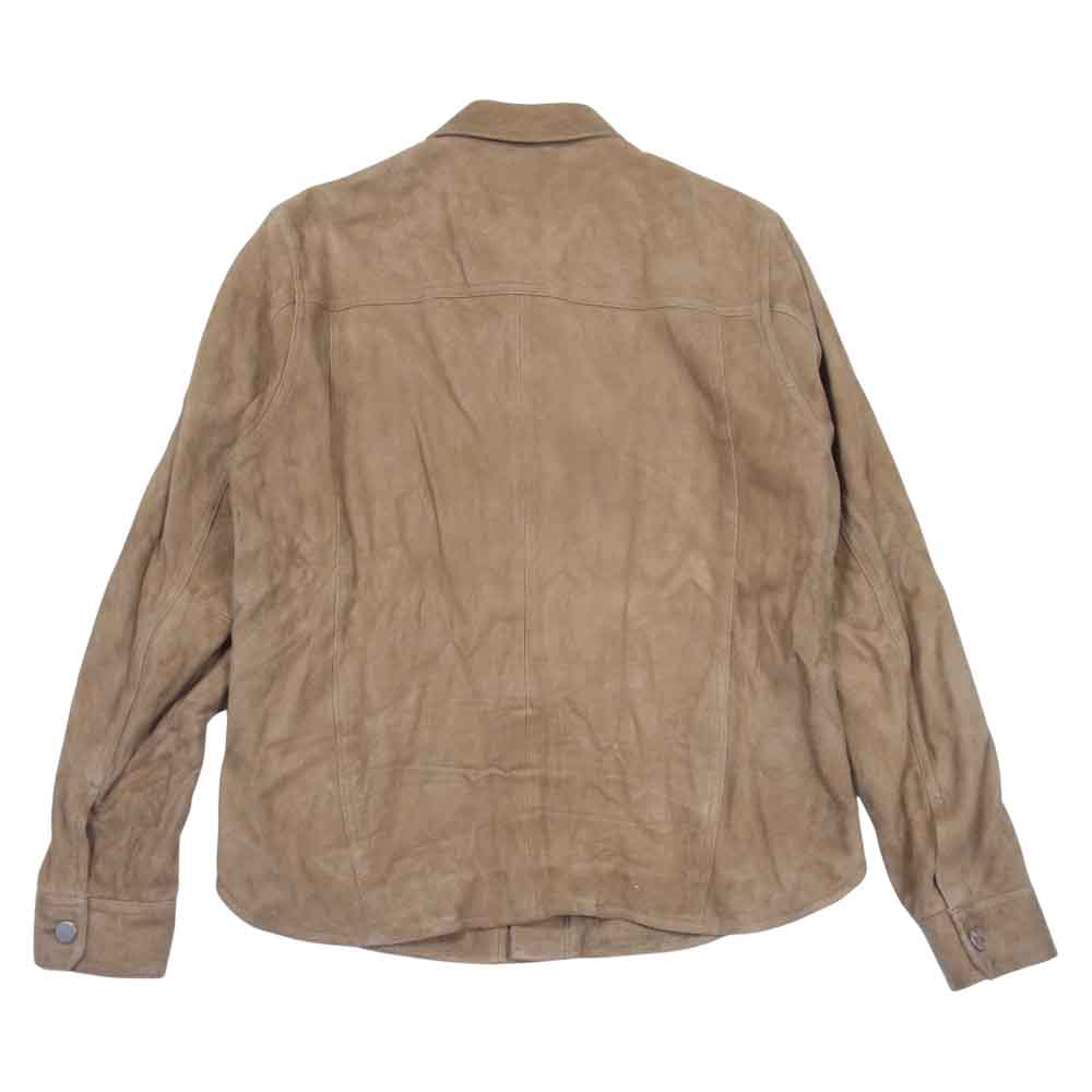 CRIMIE クライミー C1K1-JK11 SUEDE LEATHER JACKET スエード レザー シャツ ジャケット ベージュ系 M【中古】