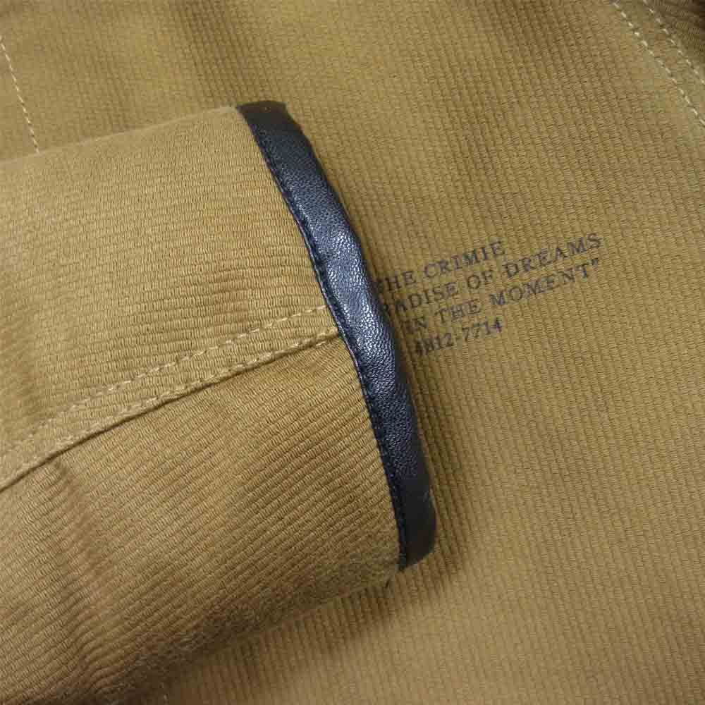 CRIMIE クライミー C1H5-JK18 MILITARY HOODED BOA PARKA ミリタリー フーデッド レオパード ボア パーカ カーキブラウン系 S【中古】