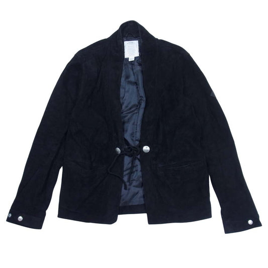 CRIMIE クライミー C1K1-JK10 SUEDE LEATHER CARDIGAN スエード レザー カーディガン ブラック系 S【中古】
