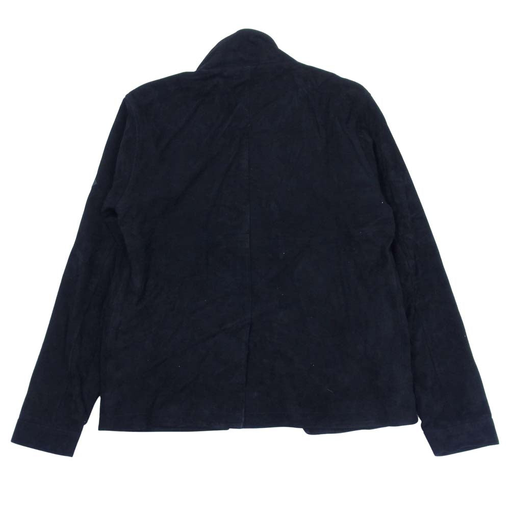 CRIMIE クライミー C1K1-JK10 SUEDE LEATHER CARDIGAN スエード レザー カーディガン ブラック系 S【中古】