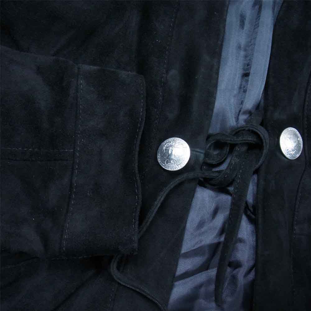 CRIMIE クライミー C1K1-JK10 SUEDE LEATHER CARDIGAN スエード レザー カーディガン ブラック系 S【中古】