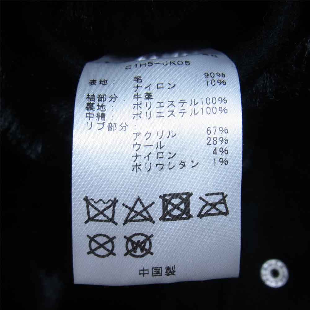 CRIMIE クライミー C1H5-JK05 WESTERN AWARD JACKET ウエスタン アワード スタジアム ジャケット スタジャン 黒青系 S【中古】
