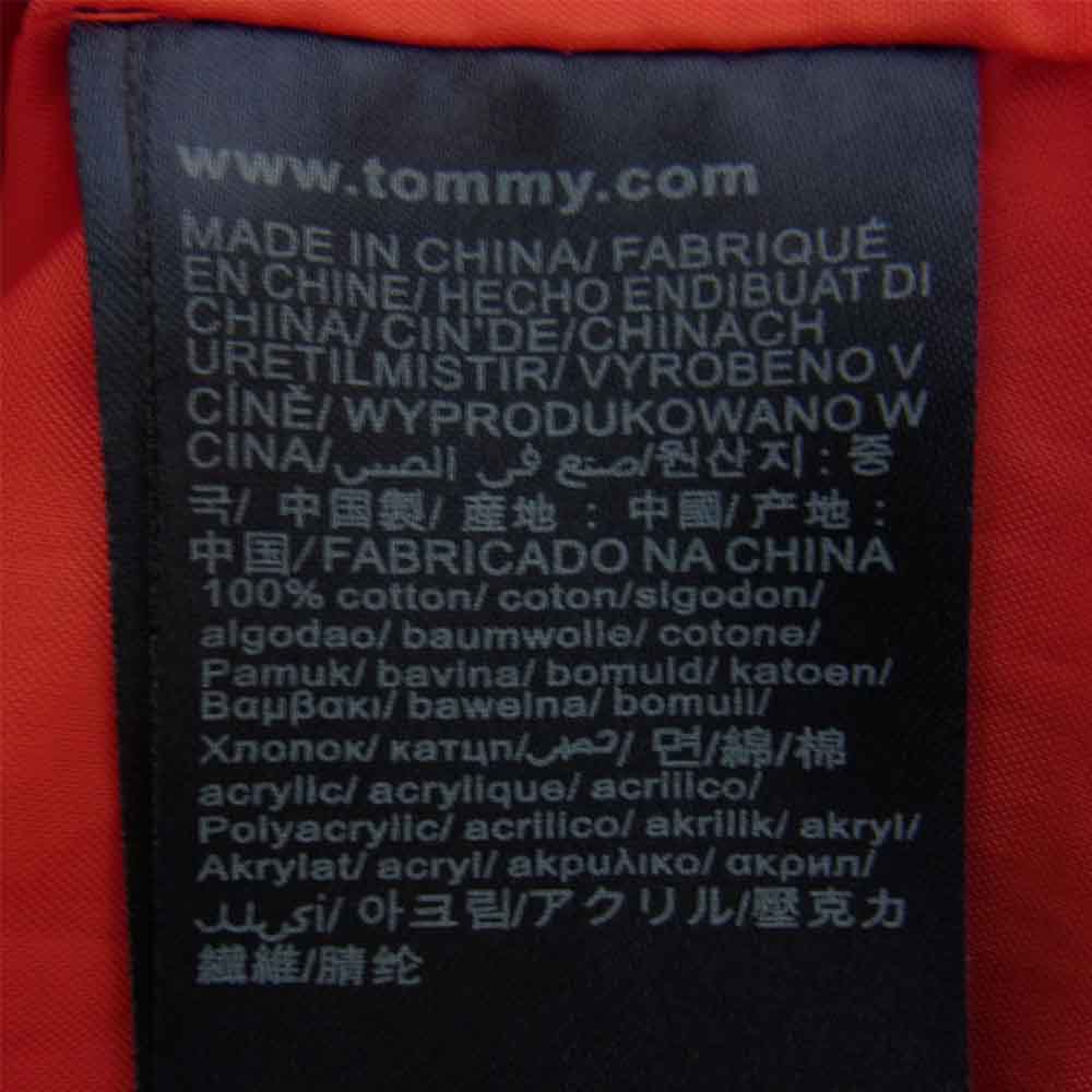 TOMMY HILFIGER トミーヒルフィガー TOMMY JEANS トミージーンズ アノラック ナイロン プルオーバー パーカ  イエロー系 XL【中古】
