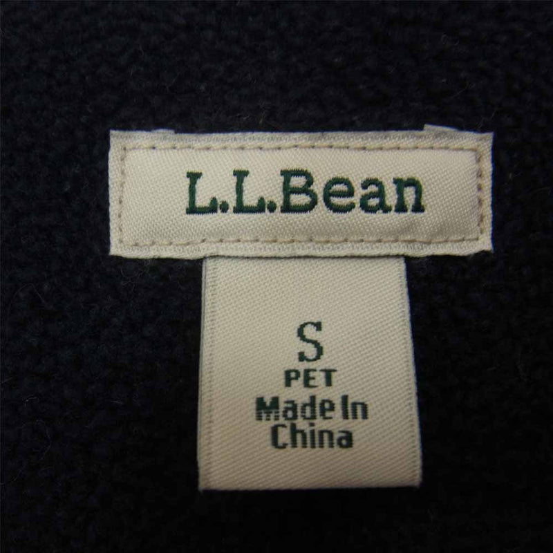 L.L.Bean エルエルビーン Women's Fleece-Lined Flannel Shirt 506108 フリースラインド チェック フランネル シャツ ネイビー系 S【中古】