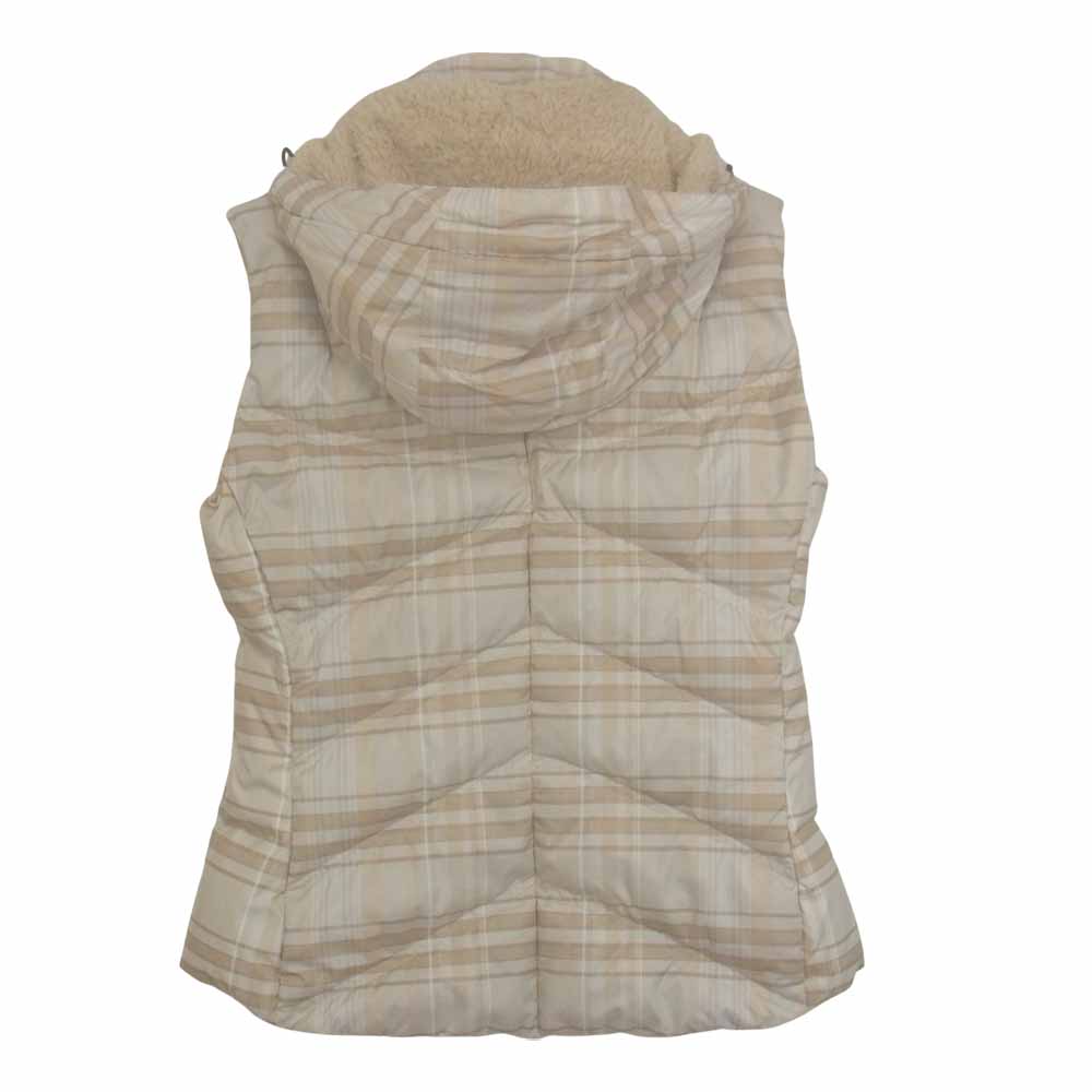 patagonia パタゴニア 28395FA12 Down With It Vest チェック ダウン ベスト ベージュ系 M【中古】