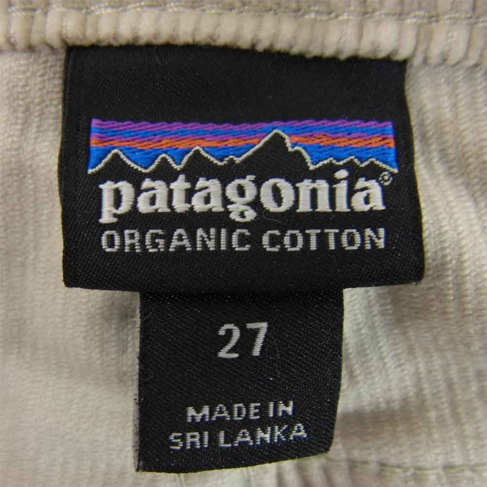 patagonia パタゴニア 55055FA19 ORGANIC COTTON オーガニックコットン コーデュロイパンツ ベージュ系 27【中古】