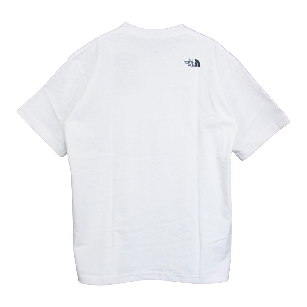 THE NORTH FACE ノースフェイス NT32001Z S/S Big Half Dome Logo Picture T ロゴ プリント Tシャツ ホワイト系 L【新古品】【未使用】【中古】