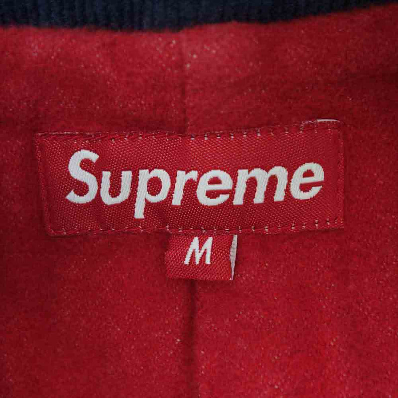 Supreme シュプリーム 08AW Chore Jacket Red Built ワークジャケット ダークネイビー系 ホワイト系 ストライプ M【中古】