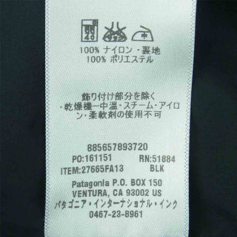 patagonia パタゴニア 13AW 27665 FOGBANK TRENCH COAT フォグバンク トレンチ コート ブラック系 S【中古】