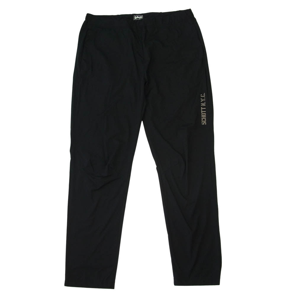 schott ショット 3196010 SPORTS WEARスポーツウェア N.Y.C. DRY SHELTER PACKABLE PANT パッカブル パンツ ブラック系 XL【美品】【中古】