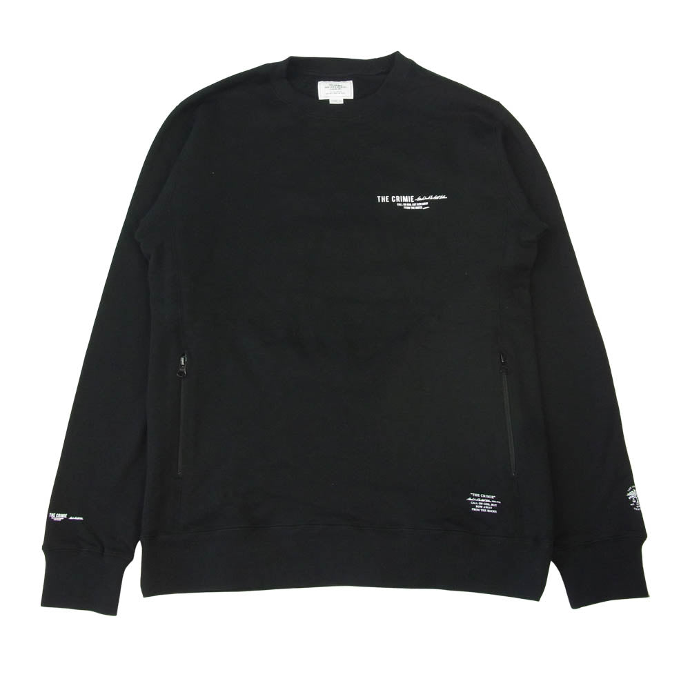 クライミー CR1-02L5-CL56 SWEAT CREW NECK クルーネック スウェット トレーナー 長袖 ブラック系 L【中古】