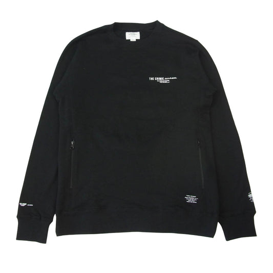 クライミー CR1-02L5-CL56 SWEAT CREW NECK クルーネック スウェット トレーナー 長袖 ブラック系 L【中古】