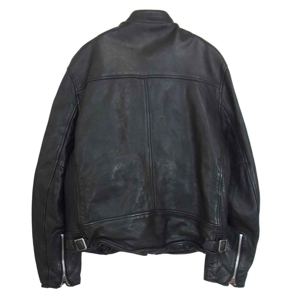 schott ショット 3181067 DOUBLE BREST RIDERS JACKET ダブル ブレスト ライダース ジャケット ブラック系 M【中古】