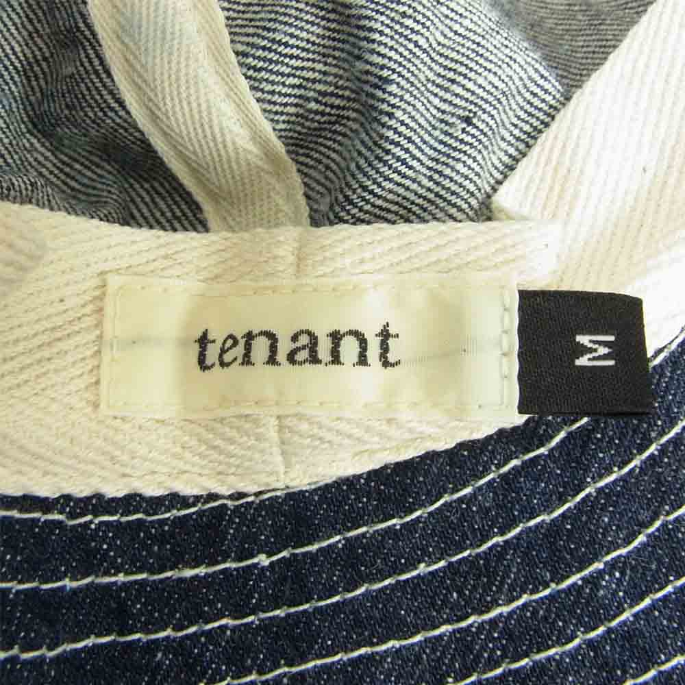 tenant Bucket Hat デニム バケット ハット インディゴブルー系 M【極上美品】【中古】