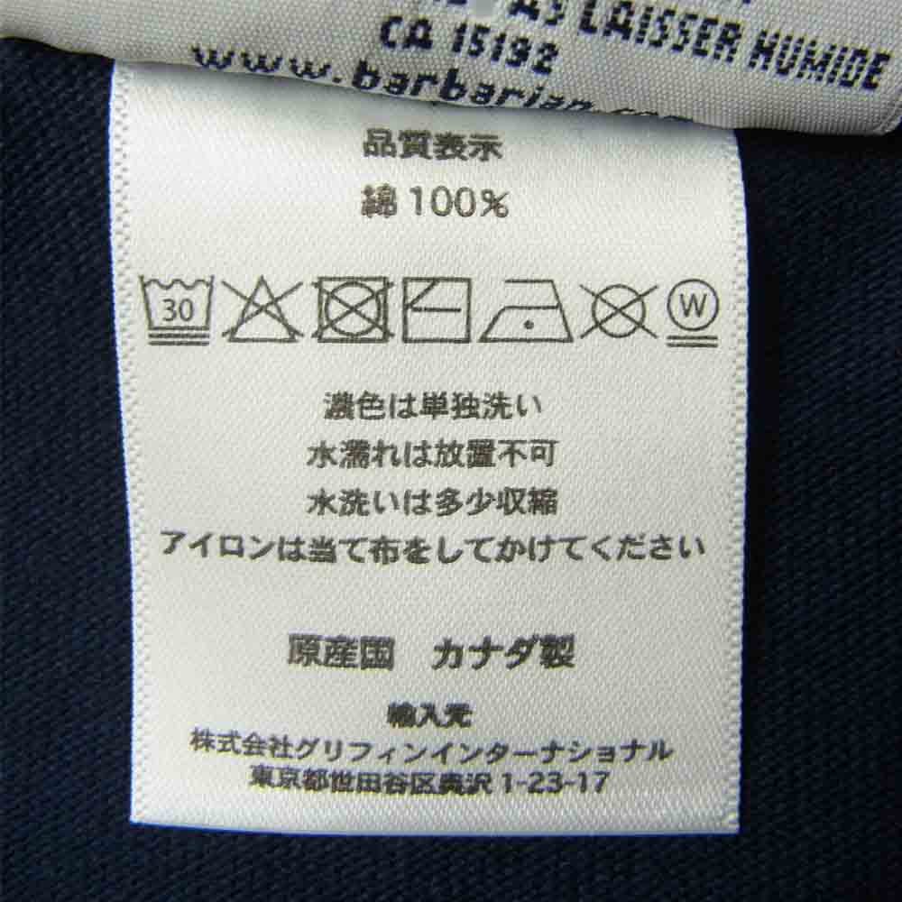 Barbarian バーバリアン Crew Neck Long Sleeves 長袖 ラガー クルーネック ネイビー ネイビー系 M【新古品】【未使用】【中古】
