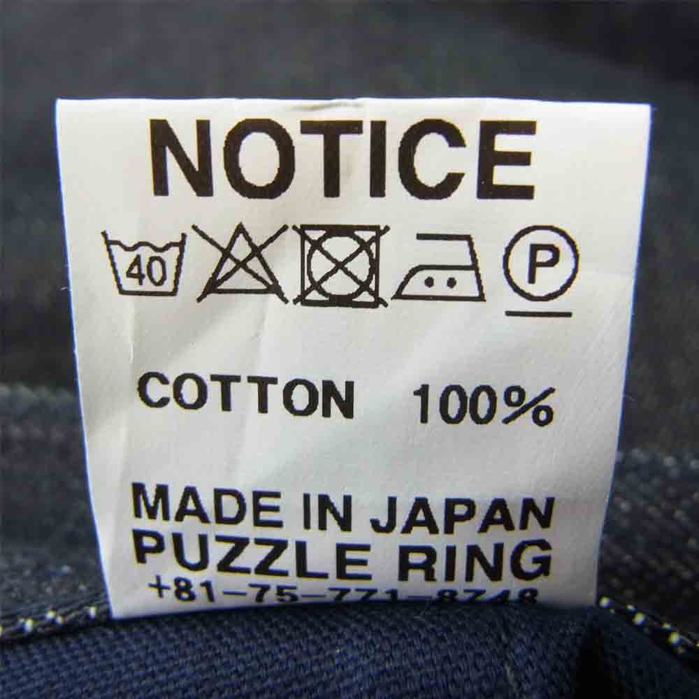 SASAFRAS ササフラス SF-191549 Green Thumb Pants 14oz Denim グリーン サム デニム パンツ インディゴブルー系 XL【新古品】【未使用】【中古】