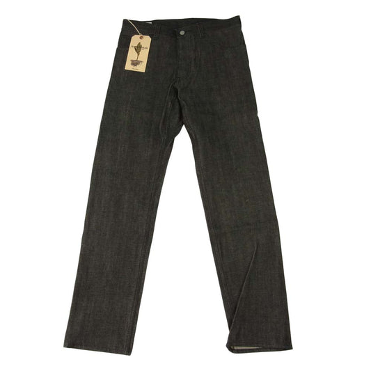 SASAFRAS ササフラス SF-201734 Sprayer 5 Pants 14oz Denim スプレイヤー デニム パンツ ブラック系 M【新古品】【未使用】【中古】