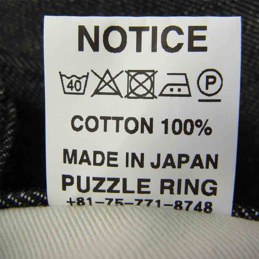 SASAFRAS ササフラス SF-201734 Sprayer 5 Pants 14oz Denim スプレイヤー デニム パンツ ブラック系 M【新古品】【未使用】【中古】