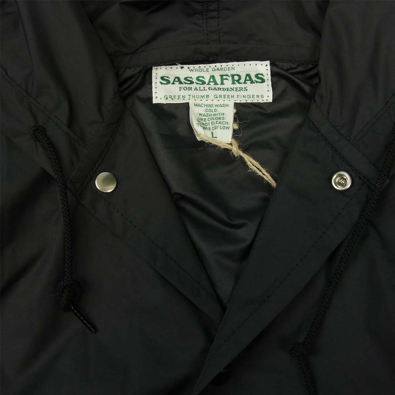 SASAFRAS ササフラス SF-211824 Gardener Bud Breaker Nylon Taffeta ガーデナー バド ブレーカー ナイロン タフタ ブラック系 L【新古品】【未使用】【中古】