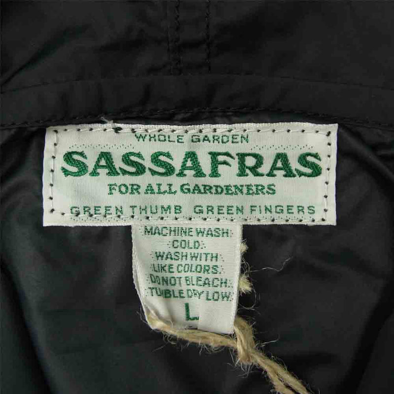 SASAFRAS ササフラス SF-211824 Gardener Bud Breaker Nylon Taffeta ガーデナー バド ブレーカー ナイロン タフタ ブラック系 L【新古品】【未使用】【中古】