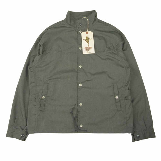 SASAFRAS ササフラス SF-211746 GARDENER CAP JACKET T/C Weather ガーデナー キャップ ジャケット グレー系 M【新古品】【未使用】【中古】