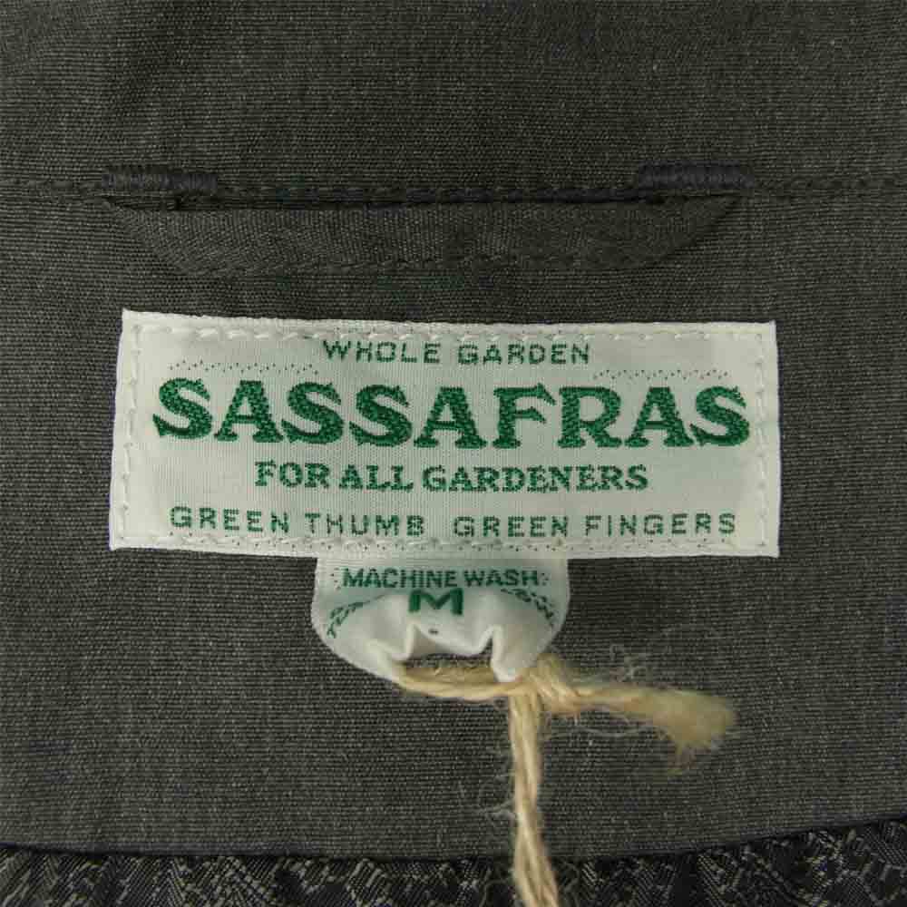 SASAFRAS ササフラス SF-211746 GARDENER CAP JACKET T/C Weather ガーデナー キャップ ジャケット グレー系 M【新古品】【未使用】【中古】