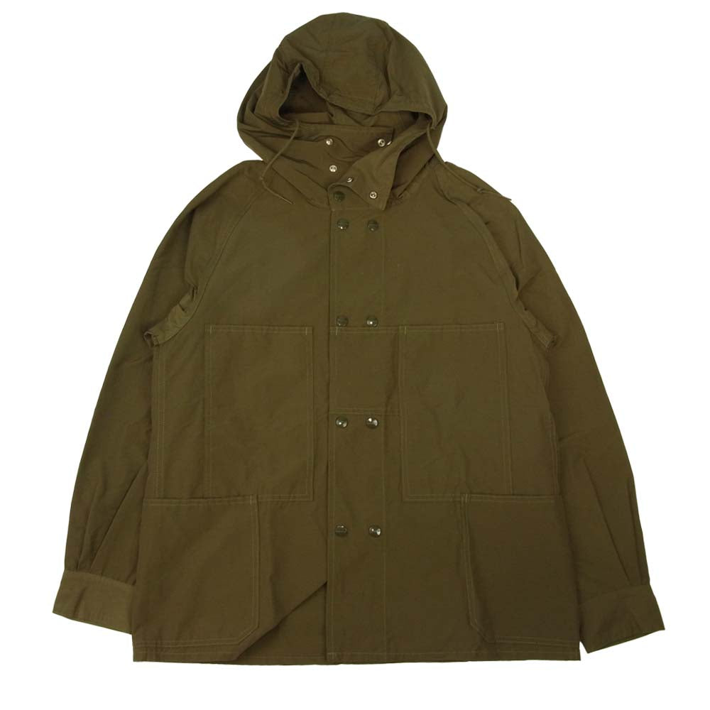 SASAFRAS ササフラス SF-201704 Blower Bud TP Jacket ブロワー バド トランス プラント ジャケット オリーブ カーキ系 S【新古品】【未使用】【中古】