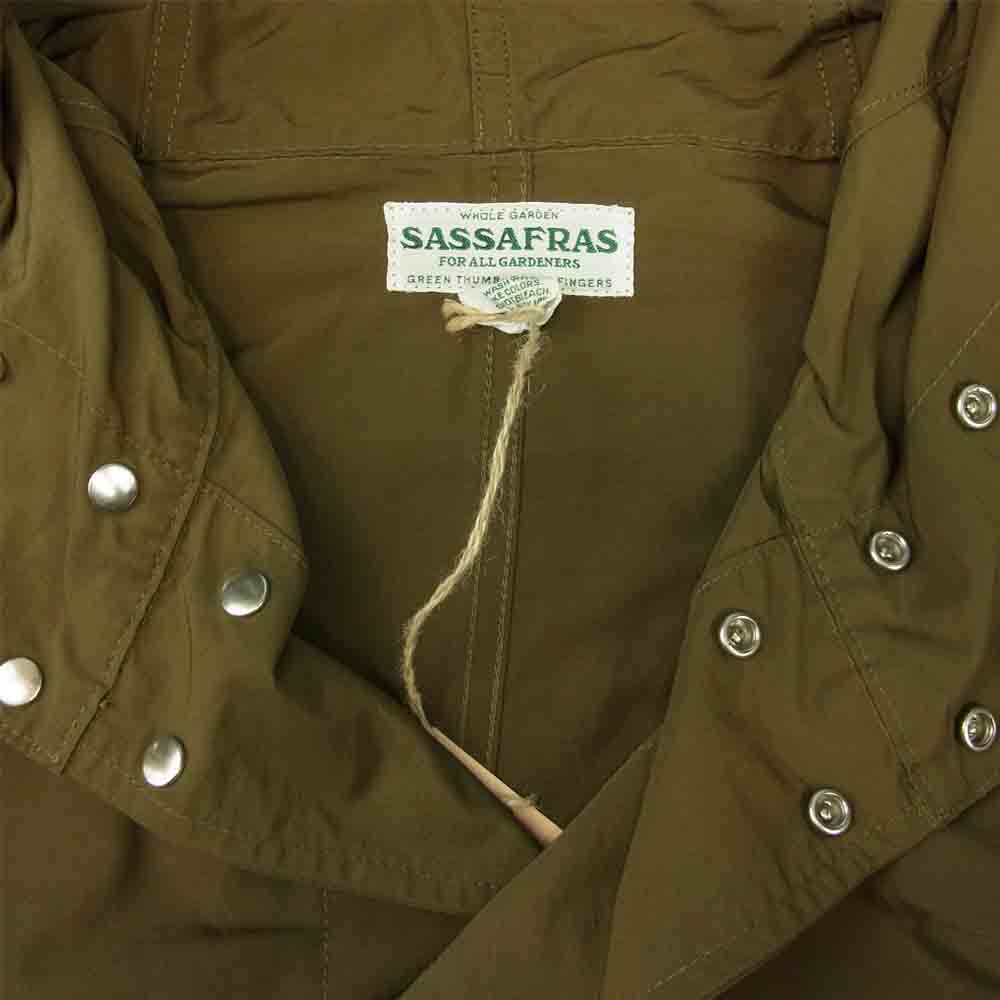 SASAFRAS ササフラス SF-201704 Blower Bud TP Jacket ブロワー バド トランス プラント ジャケット オリーブ カーキ系 S【新古品】【未使用】【中古】