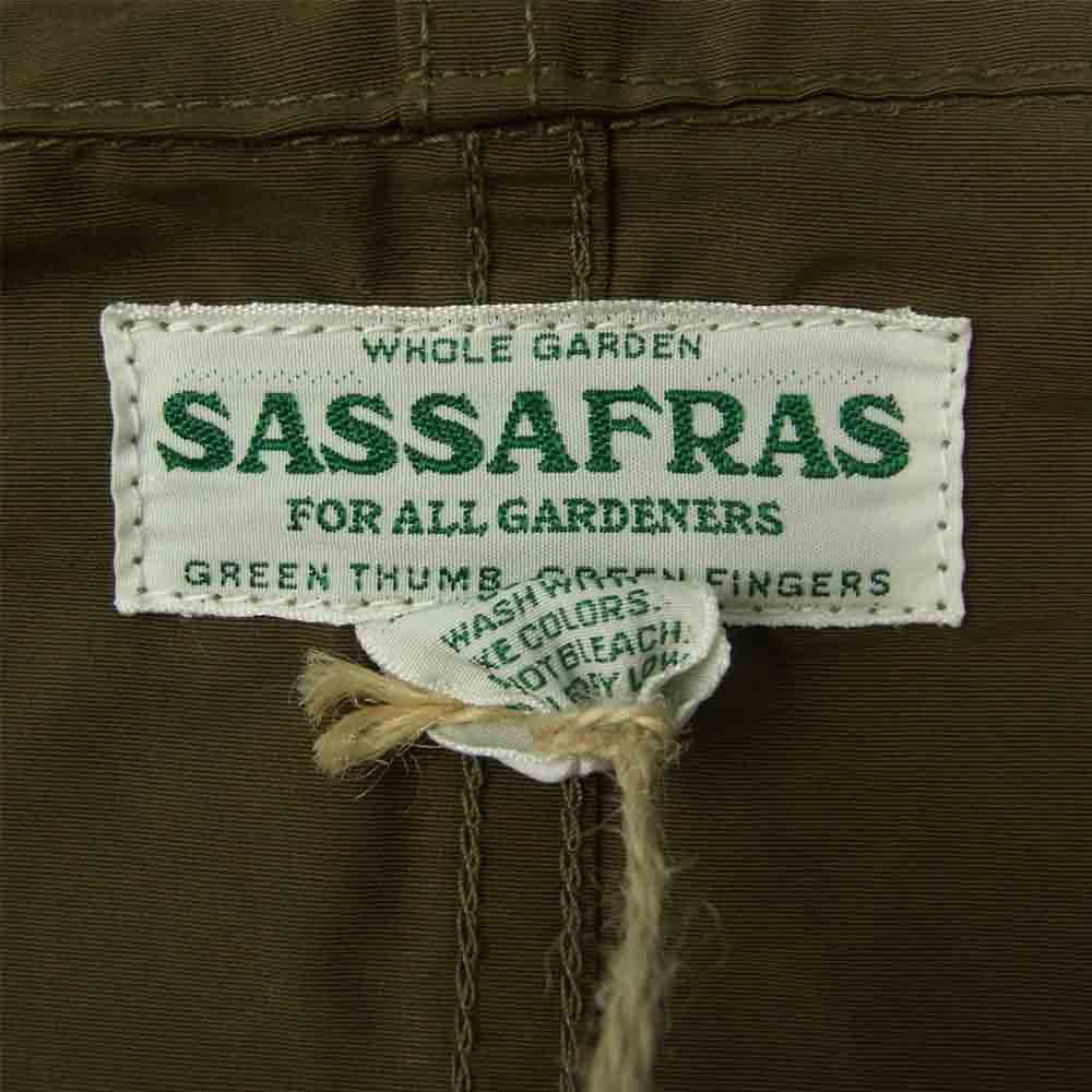 SASAFRAS ササフラス SF-201704 Blower Bud TP Jacket ブロワー バド トランス プラント ジャケット オリーブ カーキ系 S【新古品】【未使用】【中古】