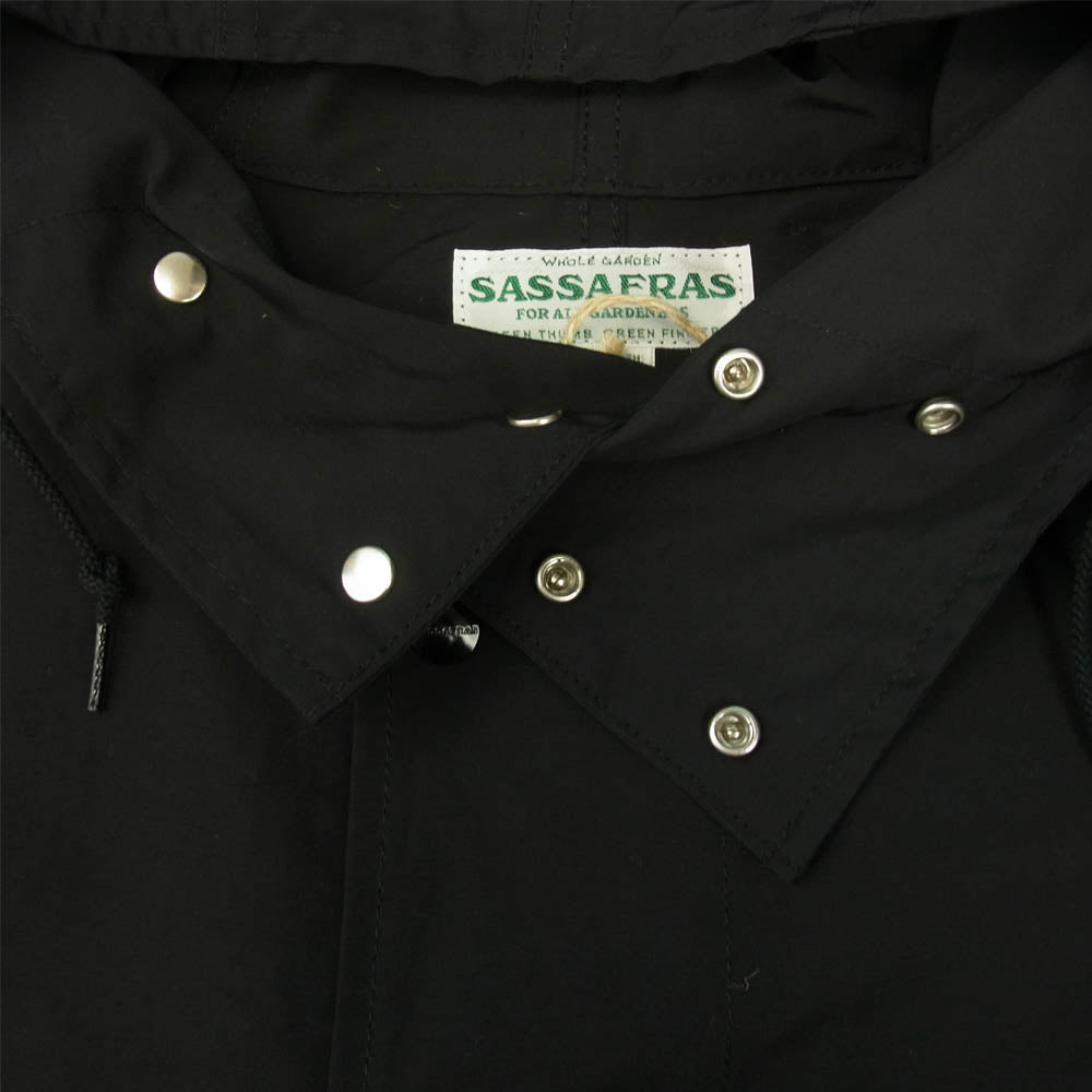 SASAFRAS ササフラス SF-201704 Blower Bud TP Jacket ブロワー バド トランス プラント ジャケット ブラック ブラック系 L【新古品】【未使用】【中古】