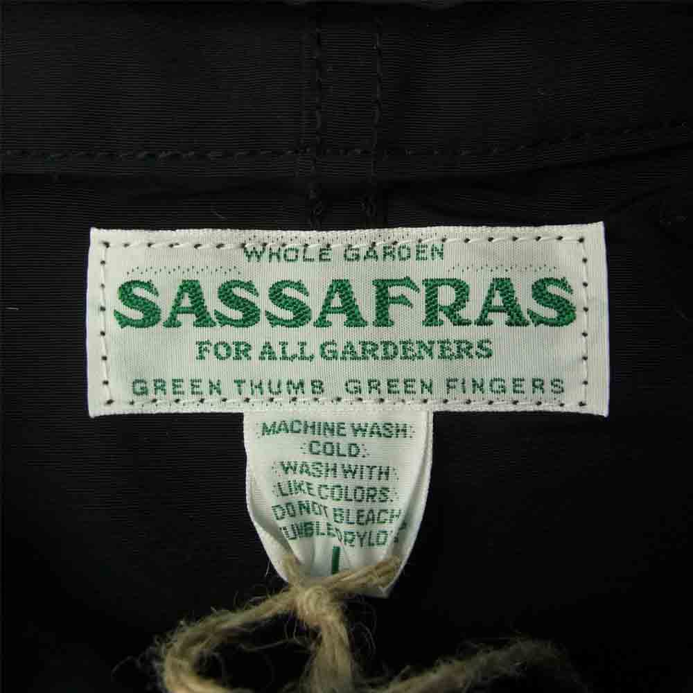 SASAFRAS ササフラス SF-201704 Blower Bud TP Jacket ブロワー バド トランス プラント ジャケット ブラック ブラック系 L【新古品】【未使用】【中古】