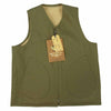 Buzz Rickson's バズリクソンズ BR14886 WOOL PILE VEST ウール パイル ボア ヘリンボーン リバーシブル ベスト カーキ系 38【新古品】【未使用】【中古】