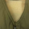 Buzz Rickson's バズリクソンズ BR14886 WOOL PILE VEST ウール パイル ボア ヘリンボーン リバーシブル ベスト カーキ系 38【新古品】【未使用】【中古】