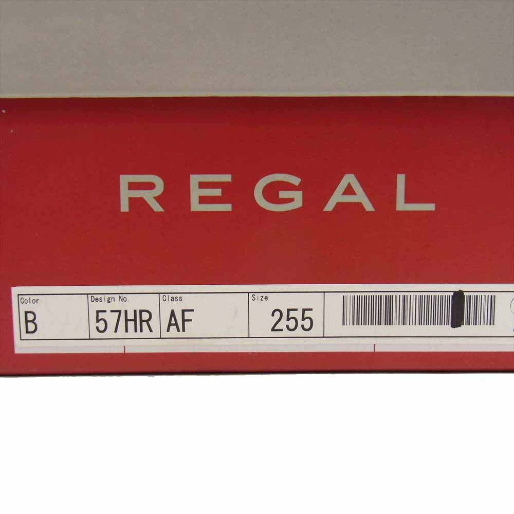 REGAL リーガル 57HR ビット ローファー レザー ドライビング シューズ ブラック ブラック系 25.5cm【新古品】【未使用】【中古】