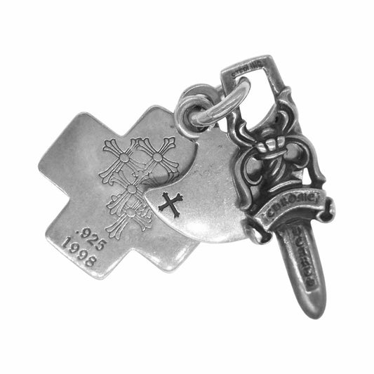 CHROME HEARTS クロムハーツ（原本無） 3TRINKETS スリートリンケッツ ペンダントトップ シルバー系【中古】
