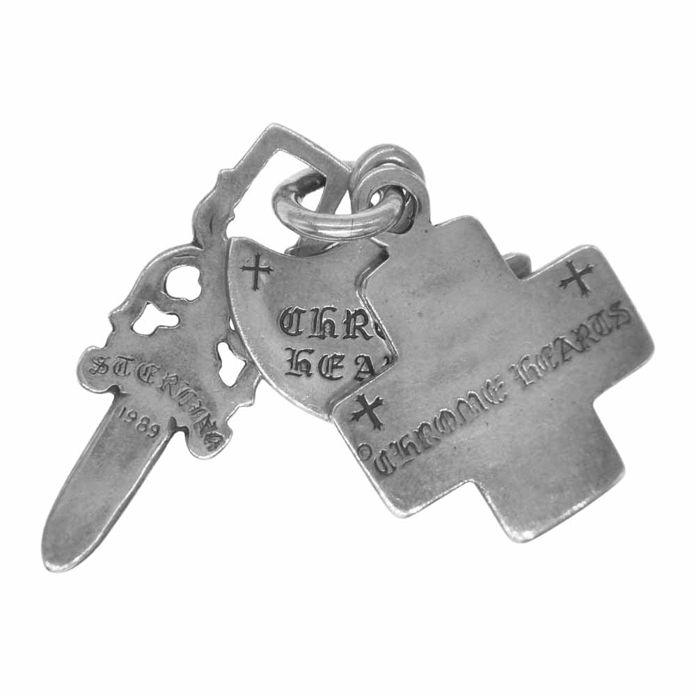 CHROME HEARTS クロムハーツ（原本無） 3TRINKETS スリートリンケッツ ペンダントトップ シルバー系【中古】