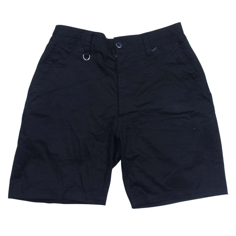 CRIMIE クライミー ベルトループ チノ ショーツ ショート パンツ ブラック系 S【中古】