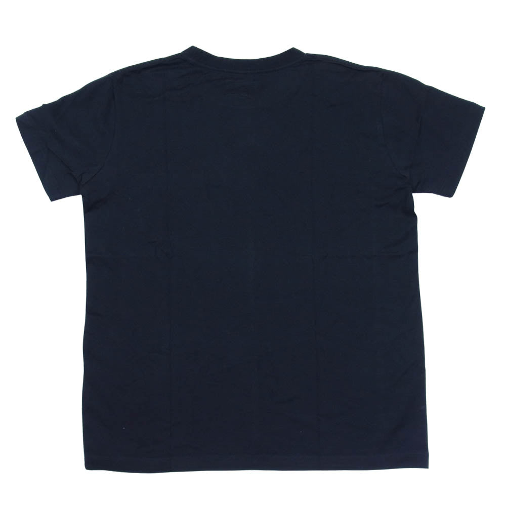 CRIMIE クライミー C1H5-TE07 LEATHER WAPPEN POCKET T SHIRT レザー ワッペン ポケット 半袖 Tシャツ ブラック系 M【新古品】【未使用】【中古】