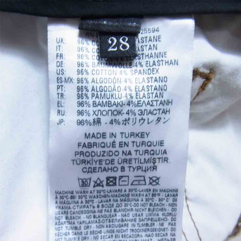 DIESEL ディーゼル カモ プリント ショート パンツ 迷彩 グリーン系 28【中古】