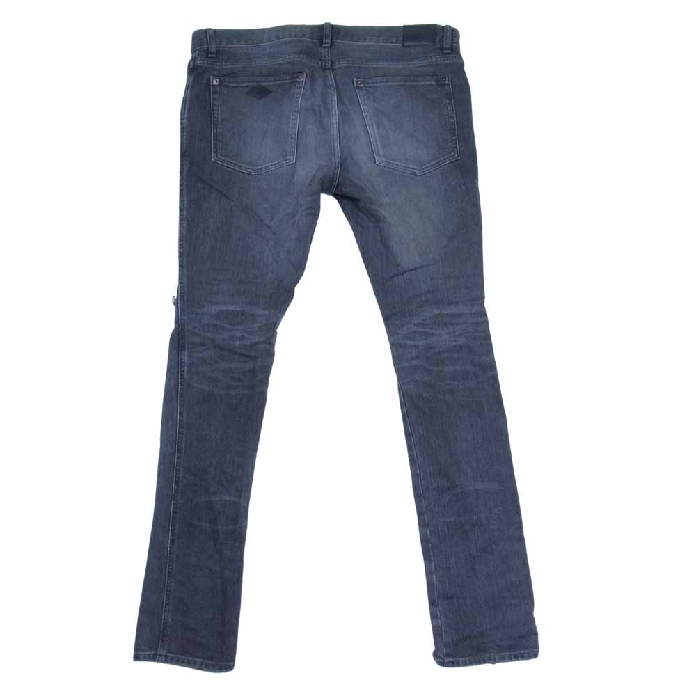 CRIMIE クライミー C1H1-CXBF-P2U1 BORN FREE CALIFORNIA CRASH STRETCH DENIM SLIM JEANS クラッシュ加工 ストレッチ スリム デニム 灰黒系 L【中古】