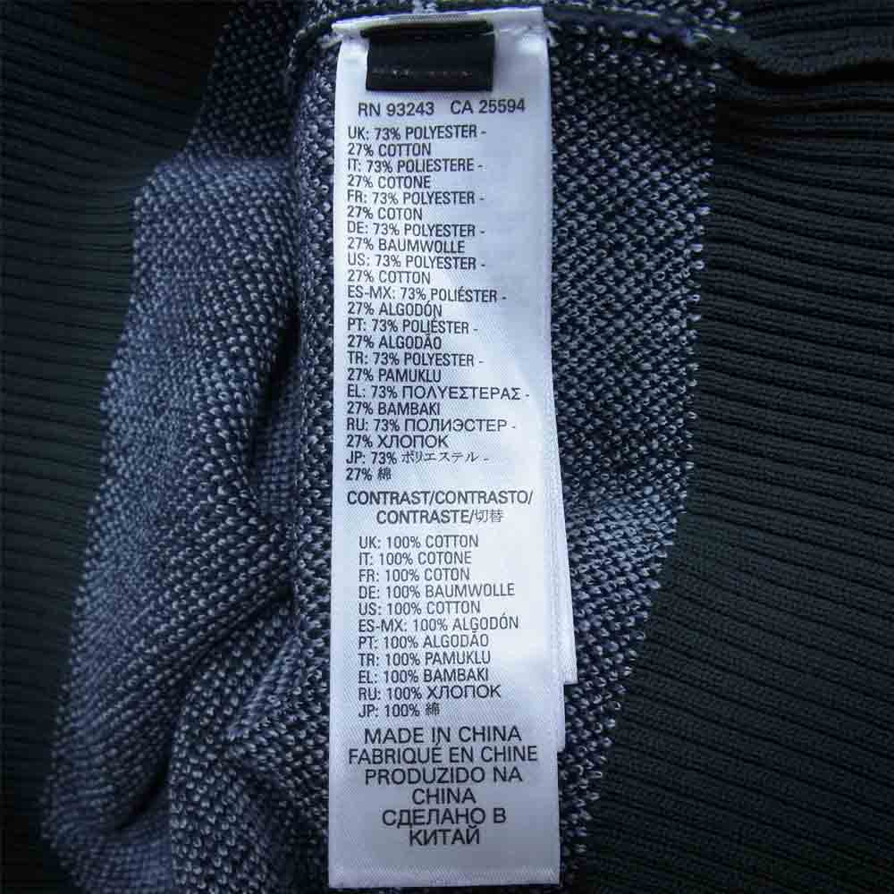 DIESEL ディーゼル レオパード カモ 切替 ニット ブラック系 S【中古】